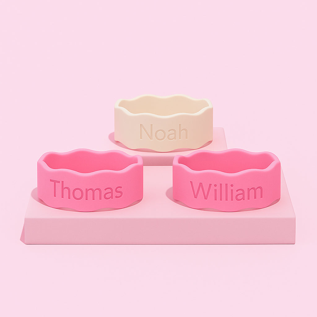 Bottle Name Label Bands (3 Pack)