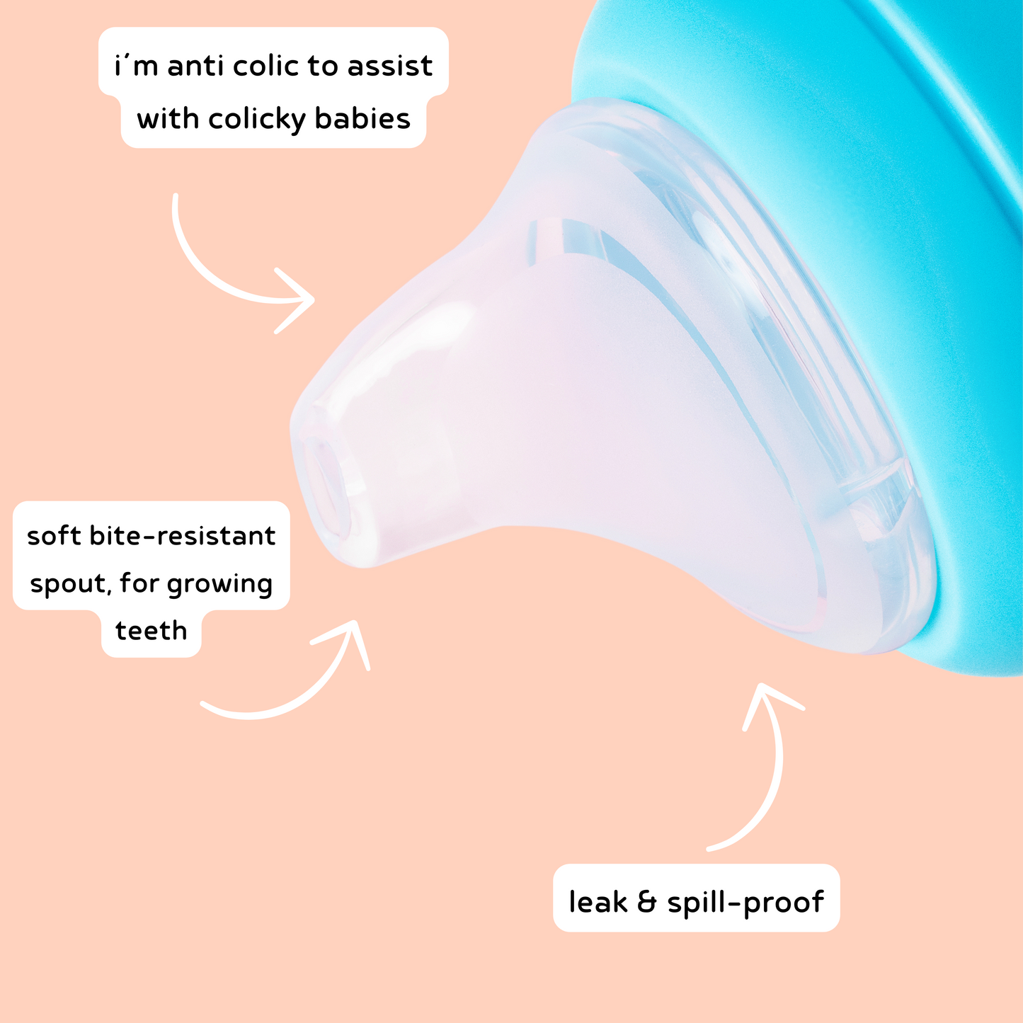The One Sippy Teat Cup 250ML (9M+) (Single Pack)