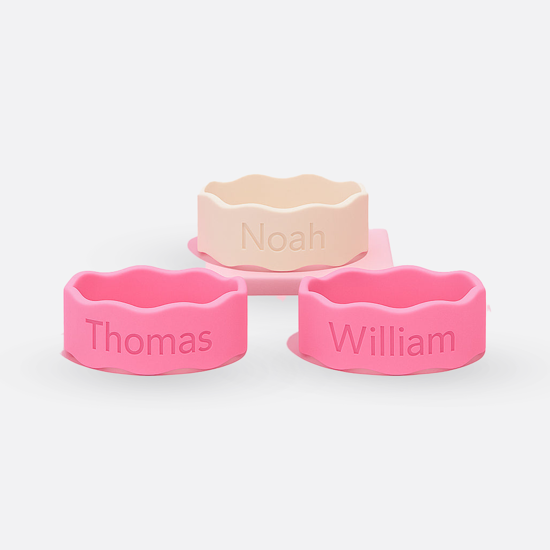 Bottle Name Label Bands (3 Pack)